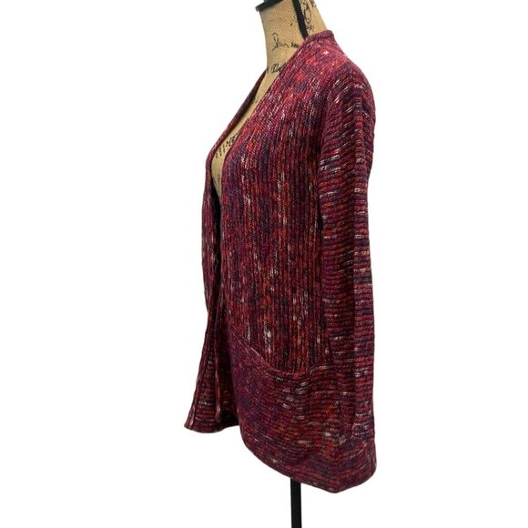 J Jill Artsy Boho Layering Casual Comfort Open Front Fall Cardigan Sweater XS - Picture 2 of 7